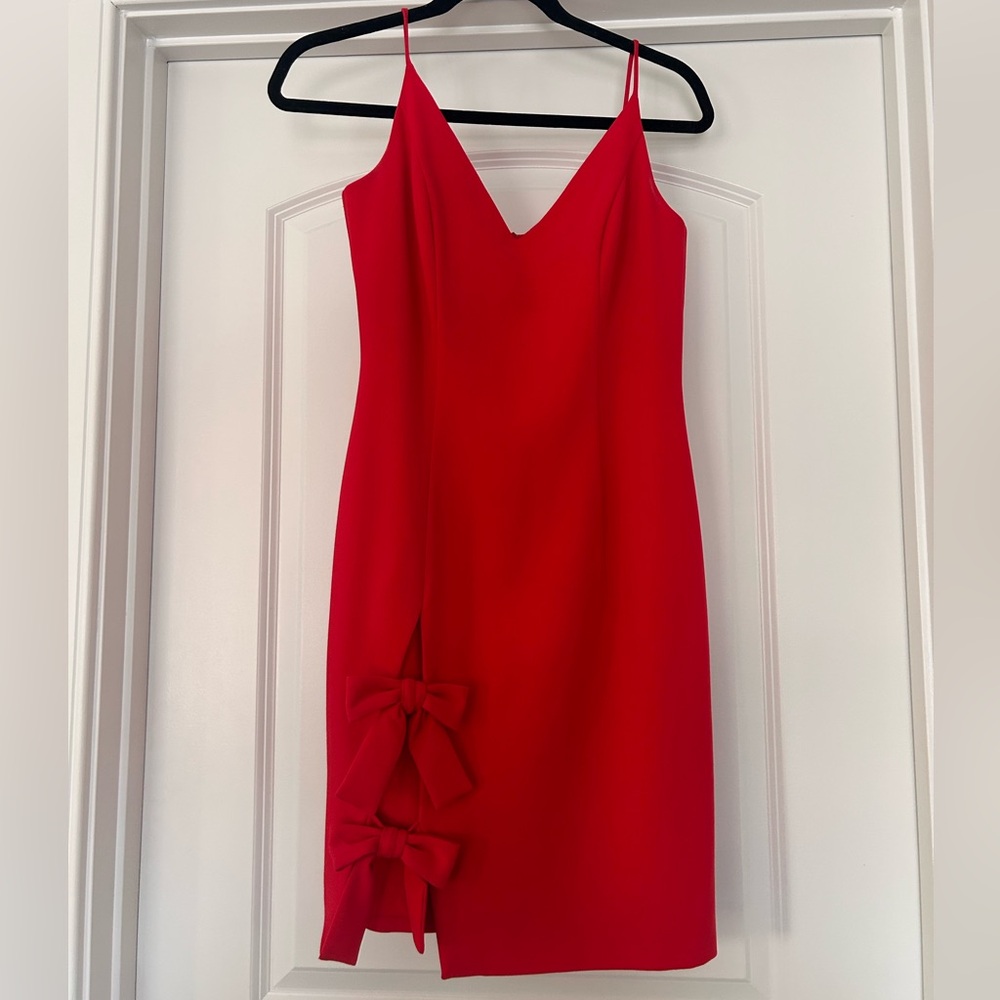 Black Halo Mini Red Dress